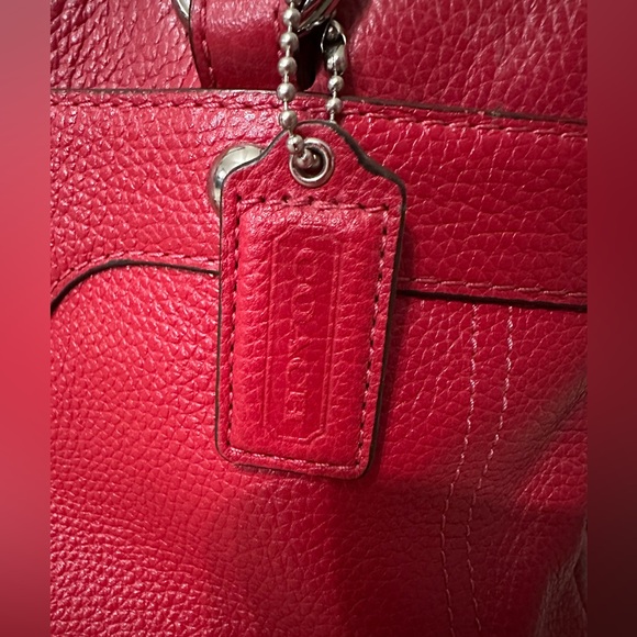 Coach Penelope turnkock satchel pebble leather shoulder bag - Picture 4 of 12